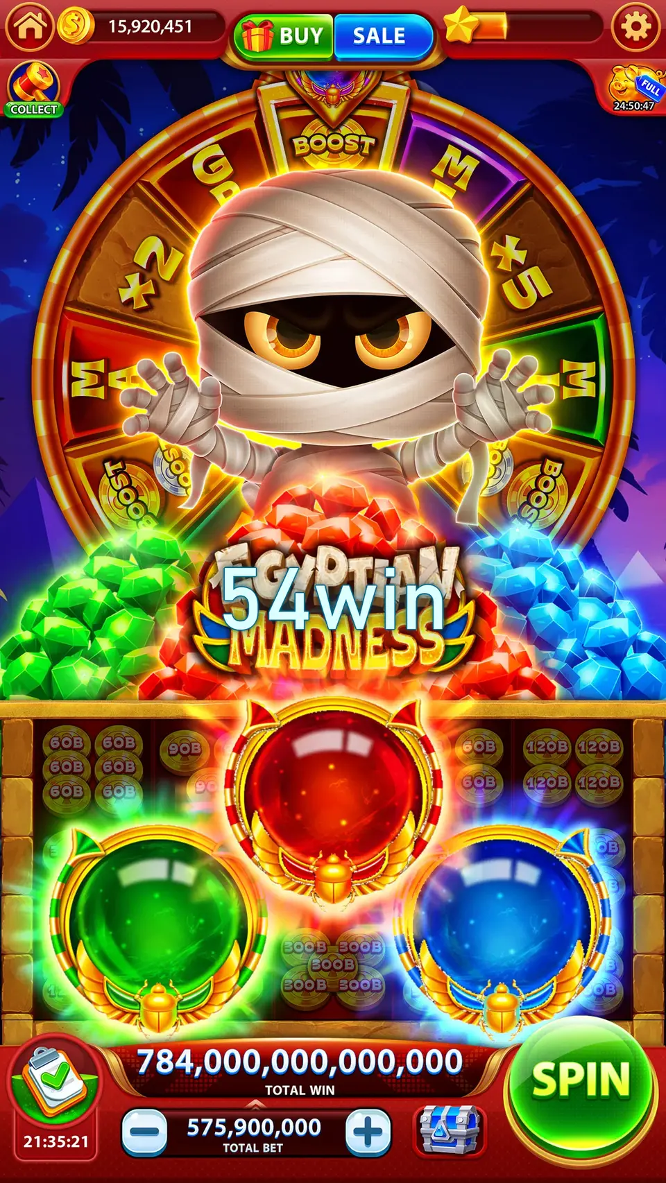 54win Capturas de tela Oficial APK